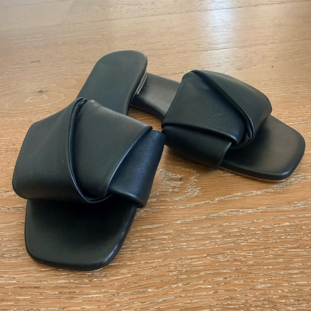 Jenni Kayne Dani Slides in Black. Size 40 - Picture 4 of 14